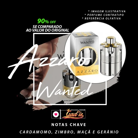 Perfume Similar Gadis 13 Inspirado em Azzaro Wanted  Contratipo